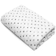 Ultra Soft Bamboo Cotton Newborn Muslin Receiving Blanket - Polka Dot Print Blanket, minination, minination