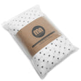 Ultra Soft Bamboo Cotton Newborn Muslin Receiving Blanket - Polka Dot Print Blanket, minination, minination