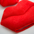 Adorable Red Full-lips Kiss Bath Mitt / Shower, Bath Sponge for All, minination, minination 