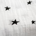 Newborn Baby Swaddle Blanket STAR print / Ultra Soft, 100% Cotton Muslin Receiving Blanket, minination, minination