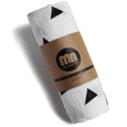 Newborn Baby Swaddle Blanket TRIANGLE print / Ultra Soft, 100% Cotton Muslin Receiving Blanket, minination, minination