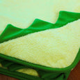 Kids Hooded Bath Beach Towel with Green Dino Spikes / 100% Cotton Terry Cloth Hooded Towel for Boys and Girls, minination, Piggy Button