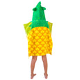 Kids Pineapple Hooded Towel, minination, Piggy Button
