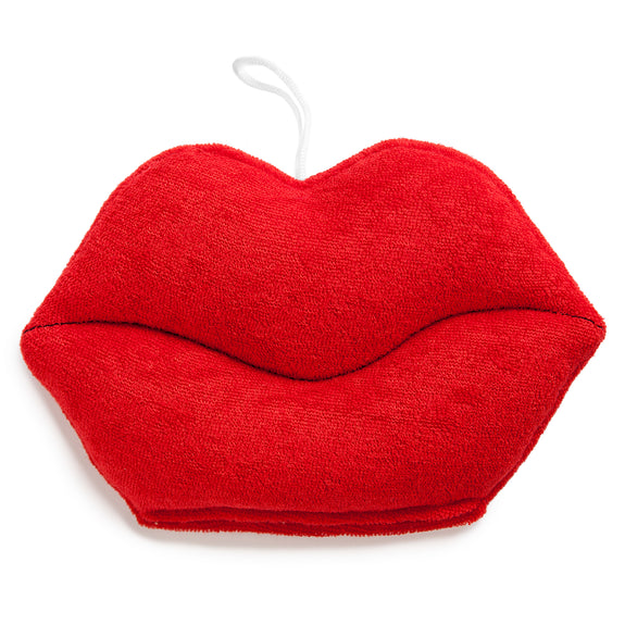 Adorable Red Full-lips Kiss Bath Mitt / Shower, Bath Sponge for All, minination, minination 