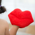Adorable Red Full-lips Kiss Bath Mitt / Shower, Bath Sponge for All, minination, minination 